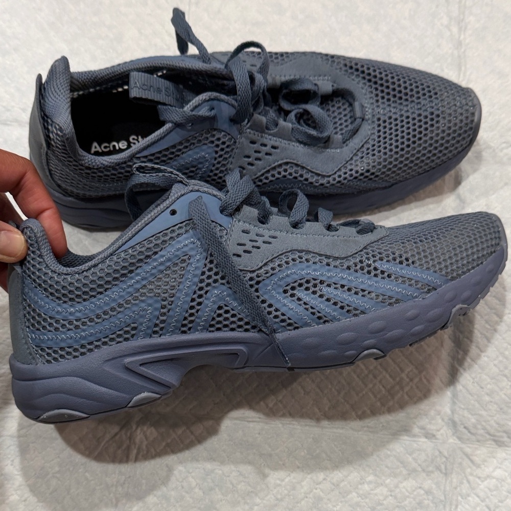 ACNE Studios Men’s N3W mesh and rubber Sneakers - Picture 3 of 16